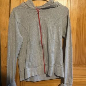bcg grey zip up